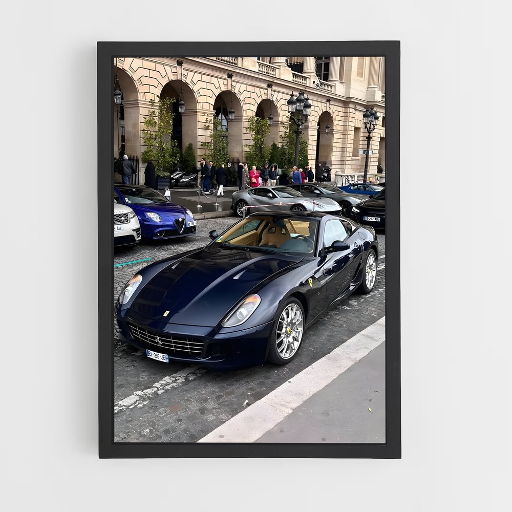 Poster gtb de suspendu – affiche Ferrari (vue 2)